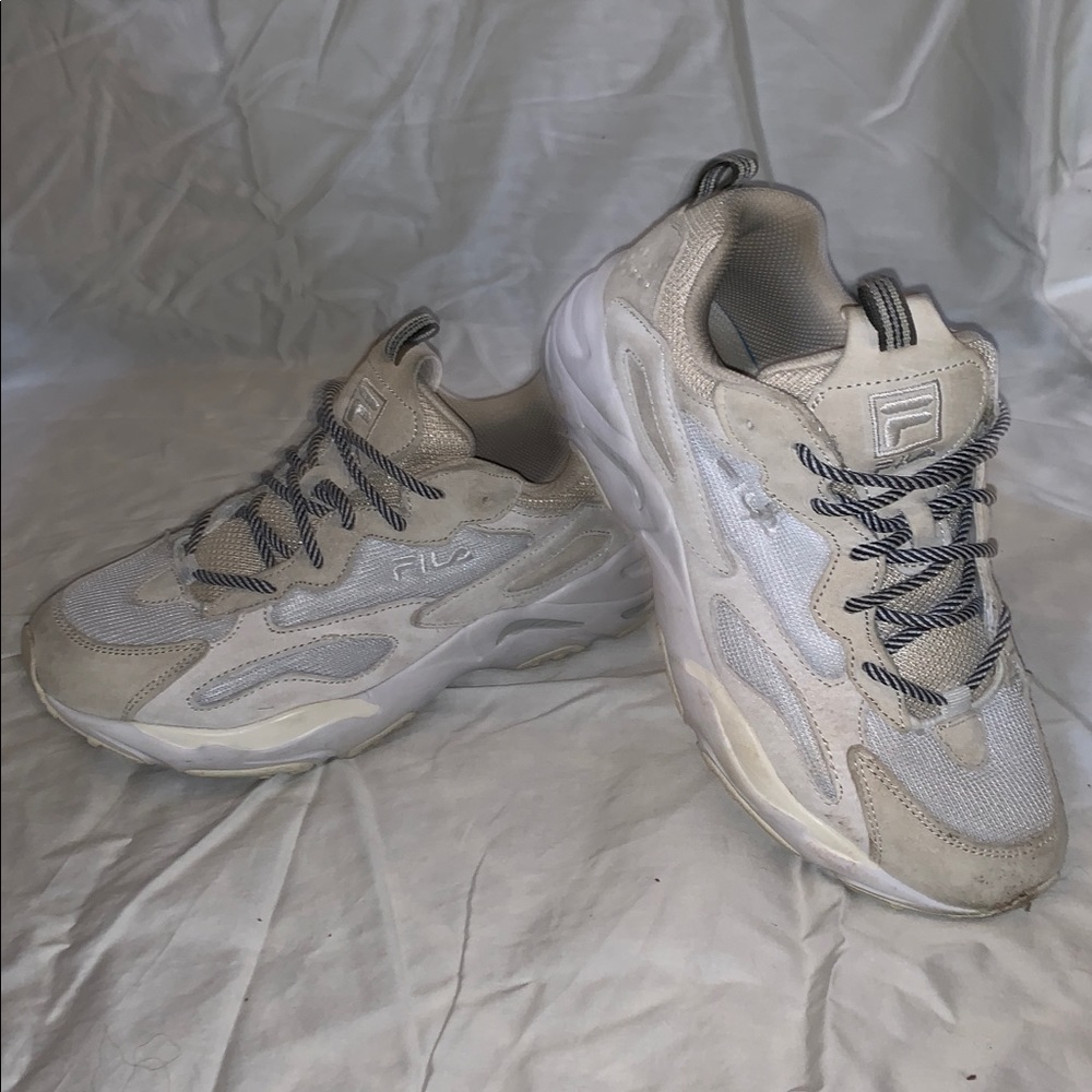 Women’s white Fila sneaker